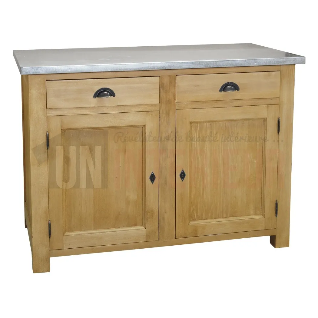 Grand rangement de cuisine en pin massif - Straight