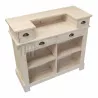 Bar comptoir en 1,20m, petit modèle en brut, pin massif, Uninterieur