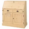 Bureau scriban dos d'âne en pin massif - Uninterieur, pin massif naturel