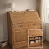 Un rangement intérieur optimisé, une allure typique du style anglais, ce scriban est une authentique pièce de notre collection.