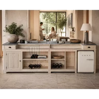 Meuble bar professionnel avec espace frigo - Uninterieur