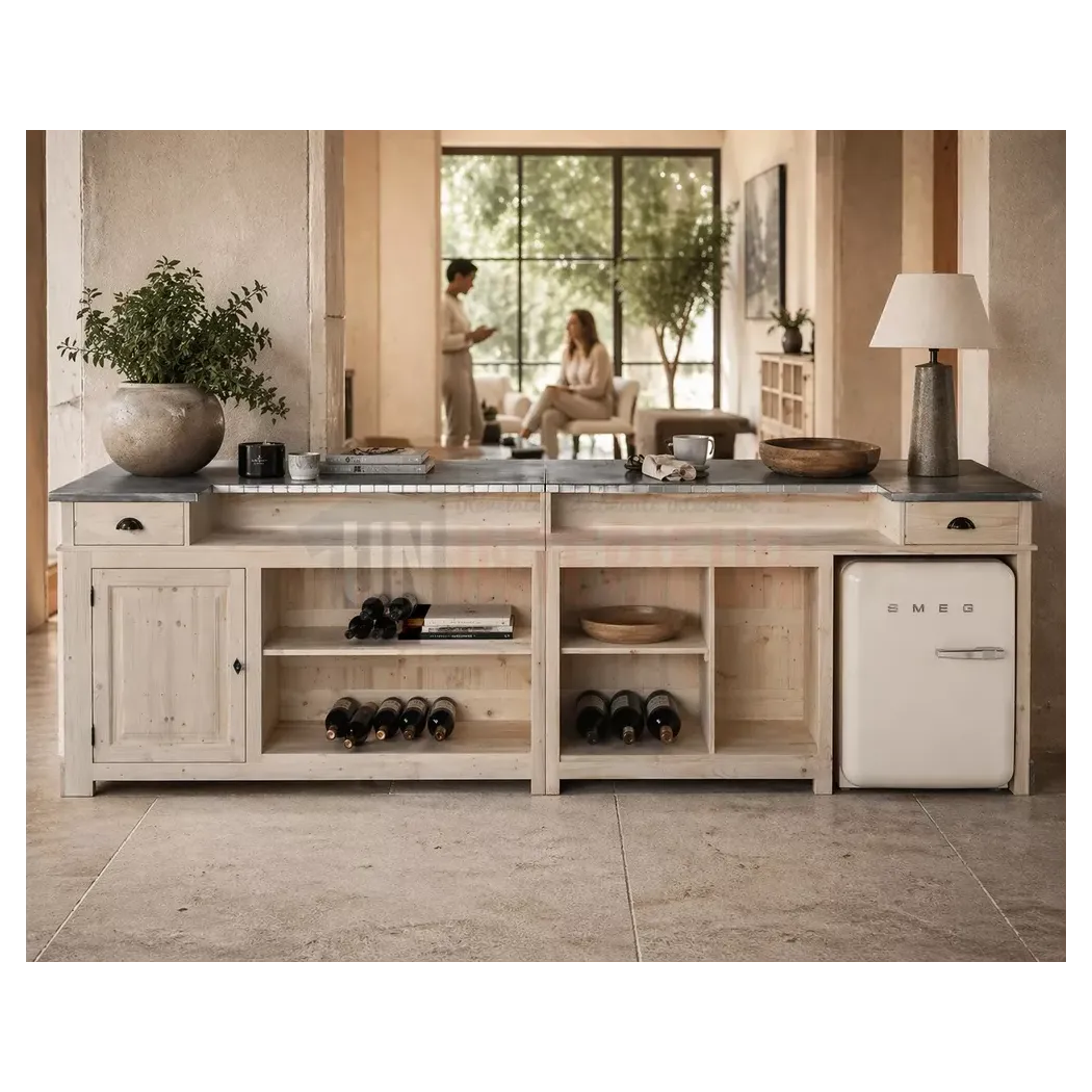Meuble bar professionnel avec espace frigo - Uninterieur