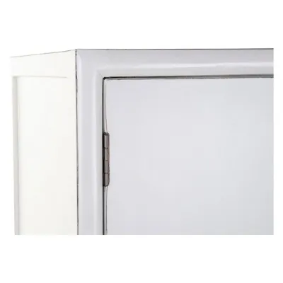 Armoire DKD Home Decor Blanc Doré Métal Peuplier 120 x 50 x 175 cm