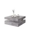 Table d'appoint Gris clair (78 x 78 x 35,4 cm)