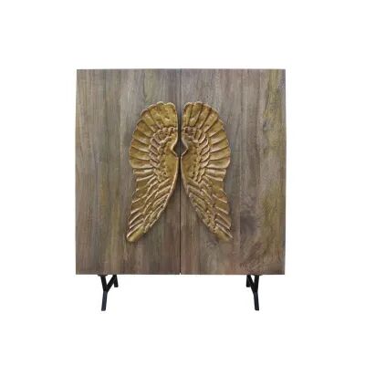 Buffet DKD Home Decor Marron Doré Bois de manguier 100 x 45 x 120 cm 100 x 50 x 120 cm