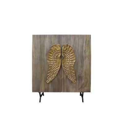 Buffet DKD Home Decor Marron Doré Bois de manguier 100 x 45 x 120 cm 100 x 50 x 120 cm