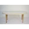 Table de Salle à Manger DKD Home Decor Blanc Doré Laiton Bois de manguier 180 x 90 x 76 cm