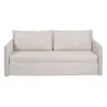 Canapé Beige Polyester Lin 210 x 93 x 95 cm