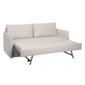 Canapé Beige Polyester Lin 210 x 93 x 95 cm