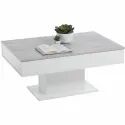 Table Basse FMD Blanc Gris