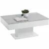 Table Basse FMD Blanc Gris