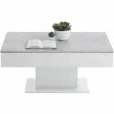 Table Basse FMD Blanc Gris