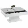 Table Basse FMD Blanc Gris