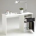 Bureau FMD JACKSON  Blanc Noir 123 x 76,5 x 50 cm Bois