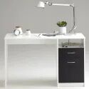 Bureau FMD JACKSON  Blanc Noir 123 x 76,5 x 50 cm Bois