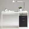 Bureau FMD JACKSON  Blanc Noir 123 x 76,5 x 50 cm Bois
