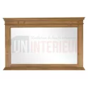 Grand miroir de salle de bain ou d'entrée en pin massif - Directory