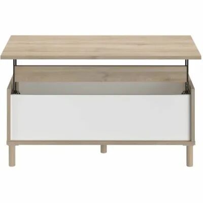 Table Parisot Blanc 100 x 50 x 43,6 cm