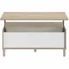 Table Parisot Blanc 100 x 50 x 43,6 cm