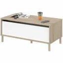 Table Parisot Blanc 100 x 50 x 43,6 cm