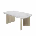 Table Basse Blanc 105 x 58 x 39 cm