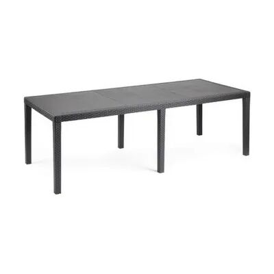 Table Gris Anthracite Résine Plastique