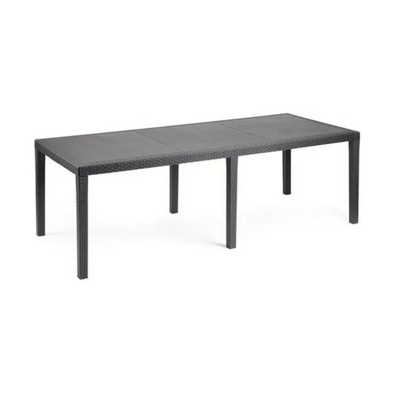 Table Gris Anthracite Résine Plastique