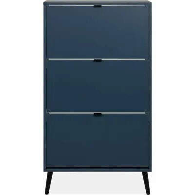 Range-chaussures VIGO 49A Bleu 70 x 24 x 125 cm