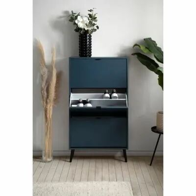 Range-chaussures VIGO 49A Bleu 70 x 24 x 125 cm