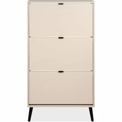 Range-chaussures VIGO 49A Beige 70 x 24 x 125 cm