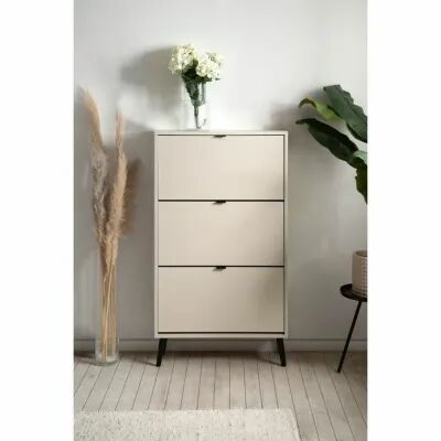 Range-chaussures VIGO 49A Beige 70 x 24 x 125 cm