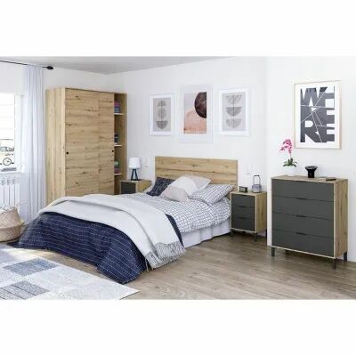 Commode Marron Noir 77,5 x 40 x 93,5 cm