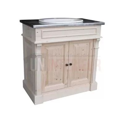 Meuble bain en pin massif 1 vasque - Chester