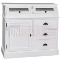 Petit meuble apothicaire en pin massif ou bahut - Apothecary