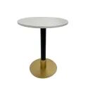Table d'appoint DKD Home Decor Blanc Noir Doré 50 x 50 x 61 cm