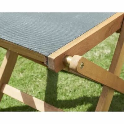 Chaise de jardin Acacia Gris (2 Unités)