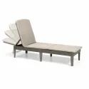 Chaise longue Algon Allibert Marron 187 x 58 x 29 cm