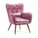 Fauteuil Gift Decor Rose 68 x 92 x 70 cm (2 Unités)