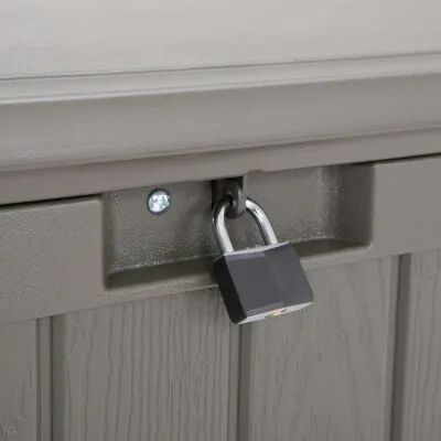 Coffre de jardin Lifetime Marron 440 L Plastique 127 x 64 x 67 cm