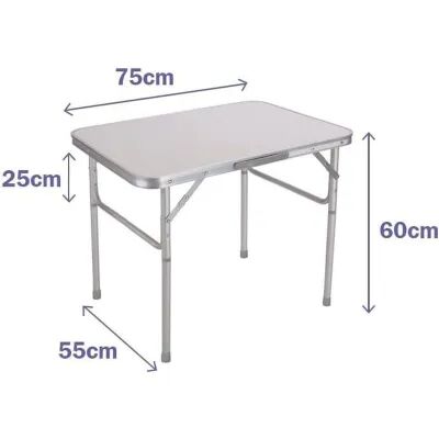 Chaise longue Marbueno Noir 190 x 27 x 58 cm