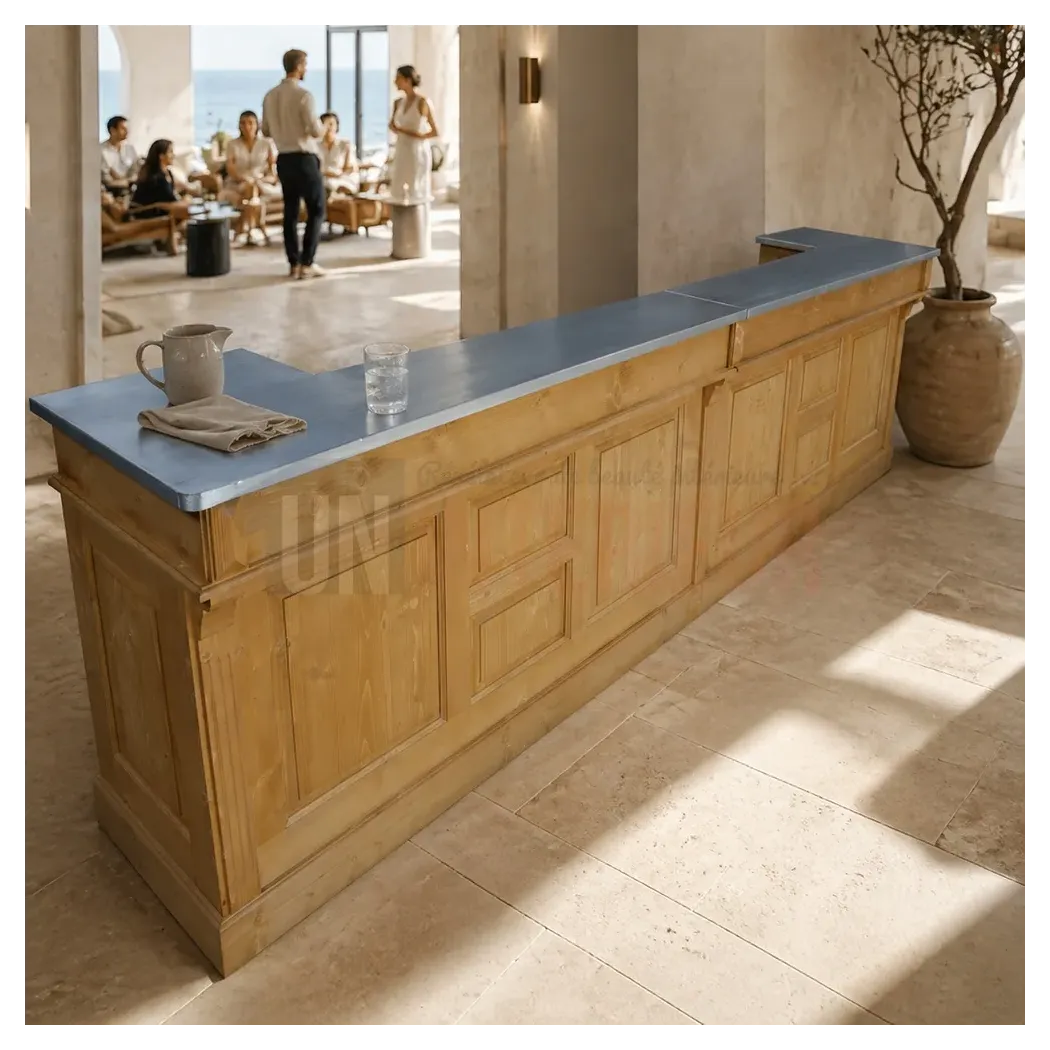 Mobile bar da reception 360 cm - Arredamento per hotel, ristoranti e strutture ricettive
