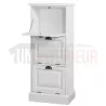 Petit rangement de bureau en pin massif ou meuble classeur - Burrington