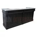 Grand comptoir de bar de 240cm en pin massif - Chester