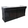 Grand comptoir de bar de 240cm en pin massif - Chester