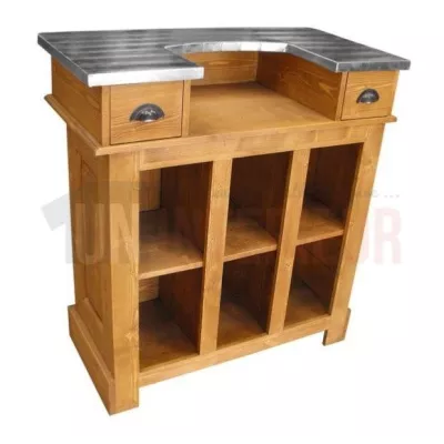 Bar sur-mesure en pin massif 100cm