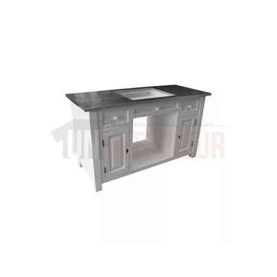 Bar sur-mesure en pin massif 100cm