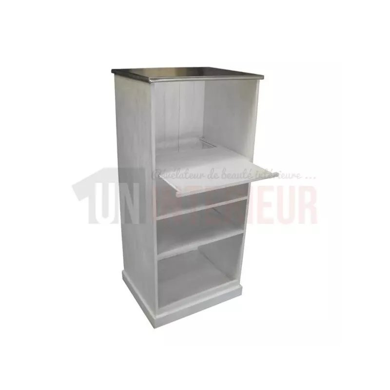 Meuble TV sur-mesure en pin massif 60cm