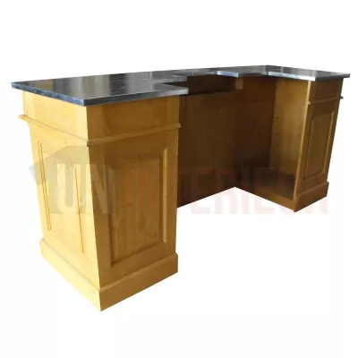 Bar sur mesure en pin massif 300cm pour tireuse à biére