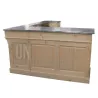 Bar sur-mesure en pin massif 250cm avec retour en L