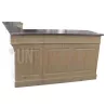 Bar sur-mesure en pin massif 250cm avec retour en L